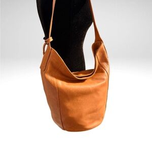 Lucky Brand Tan Leather Hobo Bag